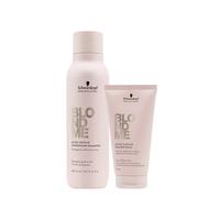 Schwarzkopf BlondMe Bond Repair Brightening Shampoo 300ml Sealing Balm 75ml