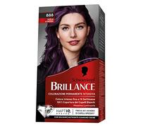 Schwarzkopf, Brillance Colorazione Permanente Intensiva, Tinta per Capelli, Crema Colorante con Balsamo Nutriente Diamond Shine, Tonalità 888 Viola Londra