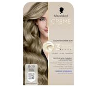 Schwarzkopf - Colorazione permanente - Creme Supreme - Risultato Colore Uniforme - Colorazione Crema Cura - Bonding - Pre-Serum e Maschera Cura - Copertina 100% Capelli Bianchi - 8-16 - Biondo cenere