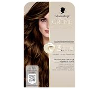 Schwarzkopf - Colorazione permanente - Creme Supreme - Risultato Colore Uniforme - Colorazione Crema Cura Bonding - Pre-Serum e Maschera Cura -Copertina 100% Capelli Bianchi- 6-68 -Chatain Clair