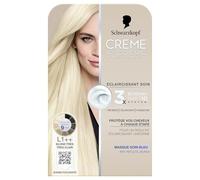 Schwarzkopf - Colorazione permanente - Creme Supreme - Risultato uniforme - Pre-serum - Illuminante - Maschera Cura Blu - Anti-riflesso Giallo - Decolore fino a 9 toni - L1++ - Biondo Molto Chiaro