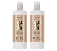 Schwarzkopf - Duo - NOVA ENGEL Blondme Premium Developer 9% 30 Vol. 1000 Ml - set di 2 prodotti
