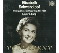 Schwarzkopf, Elisabeth - Unpublished Emi Recordings 1955-64-Lieder & Song