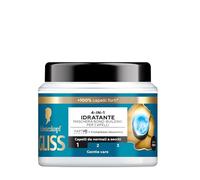 Schwarzkopf Gliss 4-in-1 Idratante Maschera Bond-Building per Capelli 400ml, Maschera capelli Aqua Revive con HAPTIQ System e Complesso Ialuronico, Trattamento capelli da normali a secchi