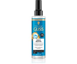 Schwarzkopf Gliss Aqua Revive balsamo spray senza risciacquo per capelli normali e secchi 200 ml