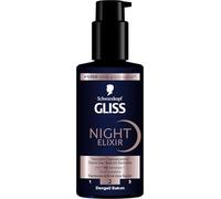 Schwarzkopf Gliss Night Elixir Overnight, Hair Serum, Damaged Split Hair, Medium Care, 100 ml