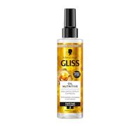 Schwarzkopf Gliss Oil Nutritive Balsamo Spray Express Nutriente 200ml, Leave in conditioner spray con Omega 9 e Olio di Marula, Balsamo senza risciacquo e termoprotettore per capelli danneggiati