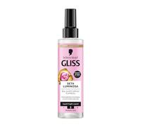 Schwarzkopf Gliss Seta Luminosa Spray Express 200ml, Leave in conditioner spray con Ceramidi e Seta, Balsamo senza risciacquo e termoprotettore per capelli fragili e spenti