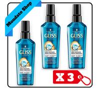 SCHWARZKOPF GLISS SIERO IDRATANTE GENTLE CARE 75ml DA NORMALI A SECCHI (X3)