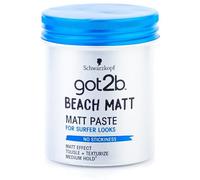 Schwarzkopf Got2b Beach Matt Surfer Look - Pasta opaca, confezione da 6
