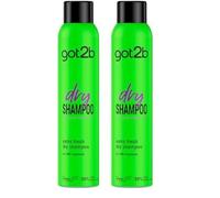 Schwarzkopf Got2B, Fresh It Up, Shampoo Secco, Fragranza Fresca Long-Lasting Rinfrescante, Senza Residui Bianchi, Formato da 200 ml. La confezione può variare (Confezione da 2)