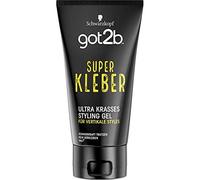 3x 150ml Schwarzkopf got2b Super Colla Ultra Tenuta Impermeabile Styling Gel