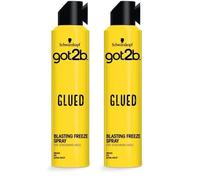 Schwarzkopf Got2b, Glued Lacca, Tenuta Ultra Forte, Spray per i Capelli ad Alta Tenuta, Fissaggio Forte, 300 ml (Confezione da 2)