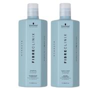 SCHWARZKOPF Kit Fibre Clinix Hydrate Shampoo 1000ml + Conditioner 1000ml