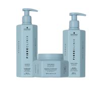 SCHWARZKOPF Kit Fibre Clinix Hydrate Shampoo 300ml + Mask 250ml + Conditioner 2