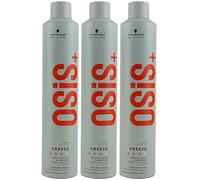 Schwarzkopf, lacca per capelli Osis Freeze, a lunga tenuta, 500 ml, confezione da 3 flaconi [etichetta in lingua italiana non garantita]