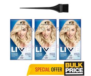 Schwarzkopf LIVE 00A Absolute Platinum Intense Pigment Lightener tintura per ...