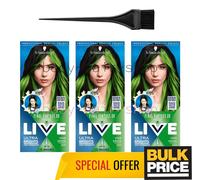 Schwarzkopf LIVE 024 Vivid Green Electrifying Semi-Permanent Hair Color confe...