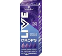 Schwarzkopf Live Color Drops Orchid Purple (30 ml), gocce di colore dosabili per un look personalizzato, tinta da miscelare con il balsamo, la colorazione temporanea può contenere fino a 12 lavaggi