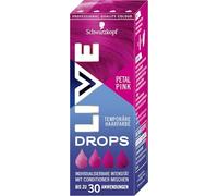 Schwarzkopf Live Color Drops Petal Pink (30 ml), gocce di colore dosabili per un look personalizzato, tinta da miscelare con il balsamo, la colorazione temporanea può contenere fino a 12 lavaggi