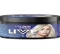 Schwarzkopf LIVE Colour & Care - Maschera per capelli bionda da lavare in 5 minuti, colore boost, tinta semi-permanente per capelli argento, dura fino a 6 lavaggi, colore: perla ghiacciata, 150 ml