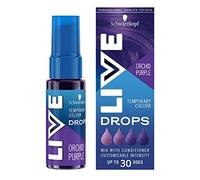 Schwarzkopf LIVE Colour Drops, Vegan, Semi-permanente, Viola Tintura per capelli, dura da 2 a 12 lavaggi Orchid Viola 30 ml
