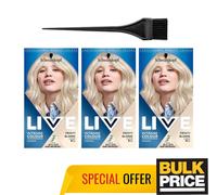 Schwarzkopf LIVE Intense Color B11 Frosty Blonde tintura permanente per capel...