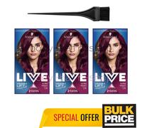 Schwarzkopf LIVE L76 Ultra Violet Intense Pigment Permanent Hair Color Confez...