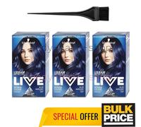 Schwarzkopf LIVE U67 Blue Mercury Intense Pigment Permanent Hair Color...