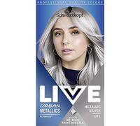 Schwarzkopf, Live, Urban Metallics U71, tinta per capelli argento metallico (etichetta in lingua italiana non garantita)