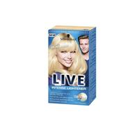 Schwarzkopf LIVE Intense Lightener, tintura permanente per capelli bionda decolorante, con booster di olio brillante, solleva i capelli fino a 8 livelli, platino assoluto 00A