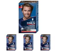 Schwarzkopf, Men Perfect, Tinta Colorante in Gel, Copertura dei Capelli Bianchi Effetto Naturale, Tonalità 60 Castano Naturale (Confezione da 4)