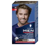 Schwarzkopf, Men Perfect, Tinta Colorante in Gel, Copertura dei Capelli Bianchi Effetto Naturale, Tonalità 60 Castano Naturale