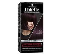Schwarzkopf, Palette Colorazione Permanente, Tinta per Capelli, Crema Colorante Professionale, Copertura dei Capelli Bianchi, Sistema Anti-danni, Tonalità 3-3Viola Profondo