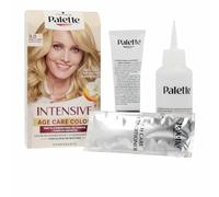 Schwarzkopf Palette Intensive Age Care - Tinta permanente 9.0 Biondo Chiaro - Confezione da 3- Colore ringiovanente con elisir di biotina