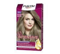 Schwarzkopf Palette Intensive Creme Color 7.1 biondo cenere medio, copertura ottimale dei capelli, cura permanente con olio di marula, colore duraturo fino a 8 settimane