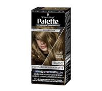 Schwarzkopf Palette Metallic Collection 6-61 Biondo Dorato, Tinta capelli biondo dorato con effetto metallico, Colore biondo capelli per una copertura fino al 100% dei capelli bianchi
