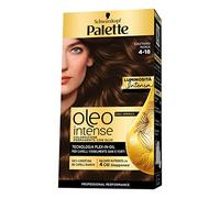 Schwarzkopf Palette Oleo, Senza ammoniaca, colorazione permanente copertura professionale capelli bianchi, 4-18 Castano Moka, confezione singola