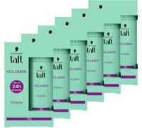 Schwarzkopf - Polvere per capelli in taffettà, volume (6 x 10 g), volume per capelli per capelli dall'aspetto completo, fino a 50 applicazioni, vegana, polvere per styling.