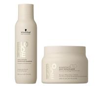 Schwarzkopf Professional BLONDME - Routine Capelli spessi - Maschera Repair intensa 200 ml + Shampoo Lisciante 300 ml - Duo