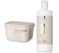 Schwarzkopf Professional - Duo Blond Me PPL9+ Polvere Complesso per Schiarire Premium 450 g, Lightener 9+ & Supreme Blonde Hair Quality, 30 Vol Developer 1000 ml