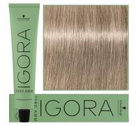 Schwarzkopf Professional Igora Zero Amm 9-1 Biondo Extra Chiaro Cendre 60ml - Tinta per capelli