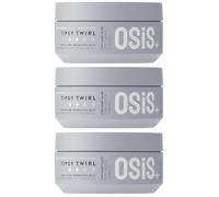 Schwarzkopf Professional OSiS Tipsy Twirl Gelatina per capelli ricci e ondulati, forte definizione, volume leggero, protezione contro l'umidità, fissaggio normale, 300 ml, confezione da 3
