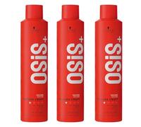 Schwarzkopf Professional Spray OSiS+ Dry Texture Craft non profumato, confezione da 3
