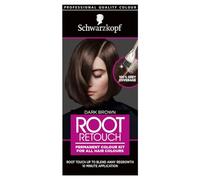 Schwarzkopf Root Retouch - Correttore permanente per capelli castani, ideale per ritoccare la ricrescita delle radici grigie, senza ammoniaca, marrone scuro
