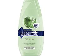 Schwarzkopf Schauma Shampoo 7 erbe aromatiche (2 × 400 ml), shampoo per capelli dona alla struttura dei capelli una leggera freschezza, shampoo nutriente per capelli da normali a veloci