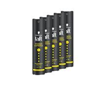 Schwarzkopf - Spray per capelli Power Express (5 x 250 ml), grado di tenuta 5, per tutti i tipi di capelli, asciuga istantaneamente, formula vegana *