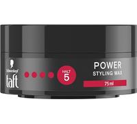 Schwarzkopf Tafft Styling Wax Power (75 ml), cera per capelli fino a 48 ore, delicata su capelli e cuoio capelluto, cera vegana per styling