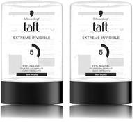Schwarzkopf Taft Extreme Invisible Styling Gel 300ml, Gel per capelli con tenuta invisibile, con formula vegana, delicato su capelli e cuoio capelluto (Confezione da 2)
