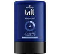 Schwarzkopf, Taft, Gel Absolute, Gel per Capelli Uomo, Tenuta Extra Forte per 24 Ore, Non Incolla e Non Appesantisce, Vegano, 300 ml